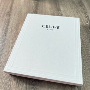 Celine Paris Gift Box Empty Shoe Box White Decorative Storage Organizer 12x8x5